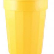 Yellow Fluted Stadium Cup